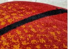 Тъкан килим MAGNOLIA 140 red/orange КРЪГ